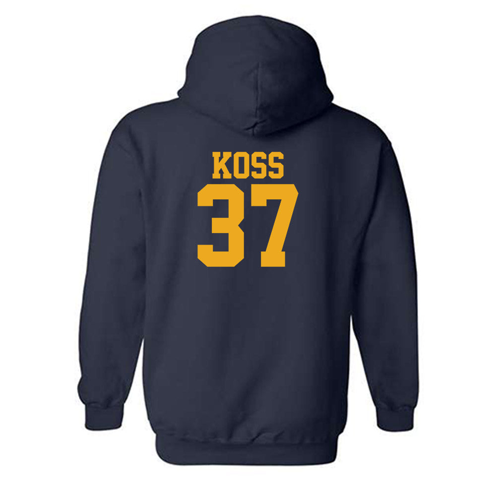West Virginia - NCAA Women's Soccer : Gianna Koss - Fashion Shersey Hooded Sweatshirt-1