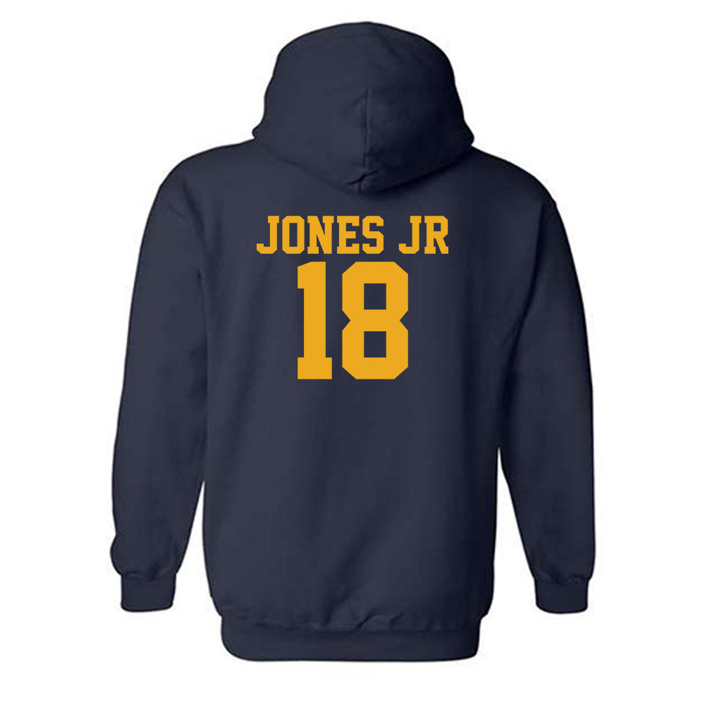 West Virginia - NCAA Football : Curtis Jones Jr - Fashion Shersey Hooded Sweatshirt-1