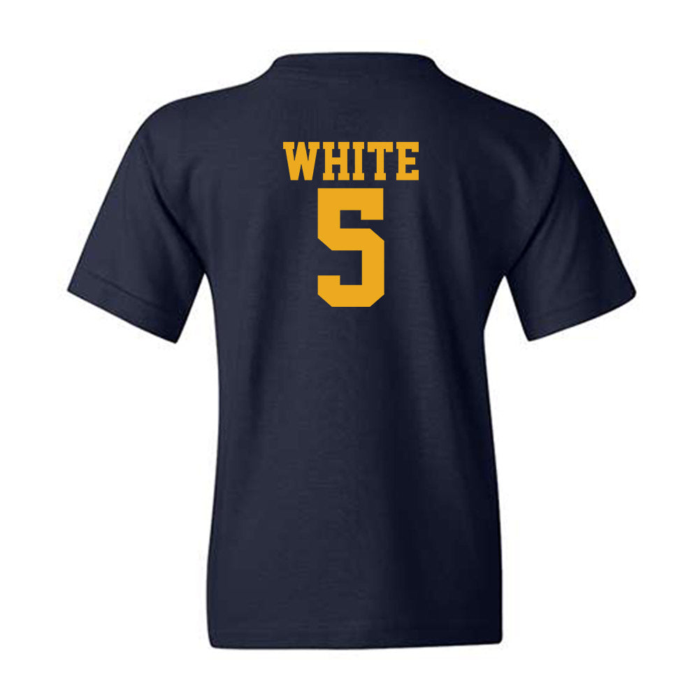 West Virginia - NCAA Women's Soccer : Taylor White - Fashion Shersey Youth T-Shirt-1