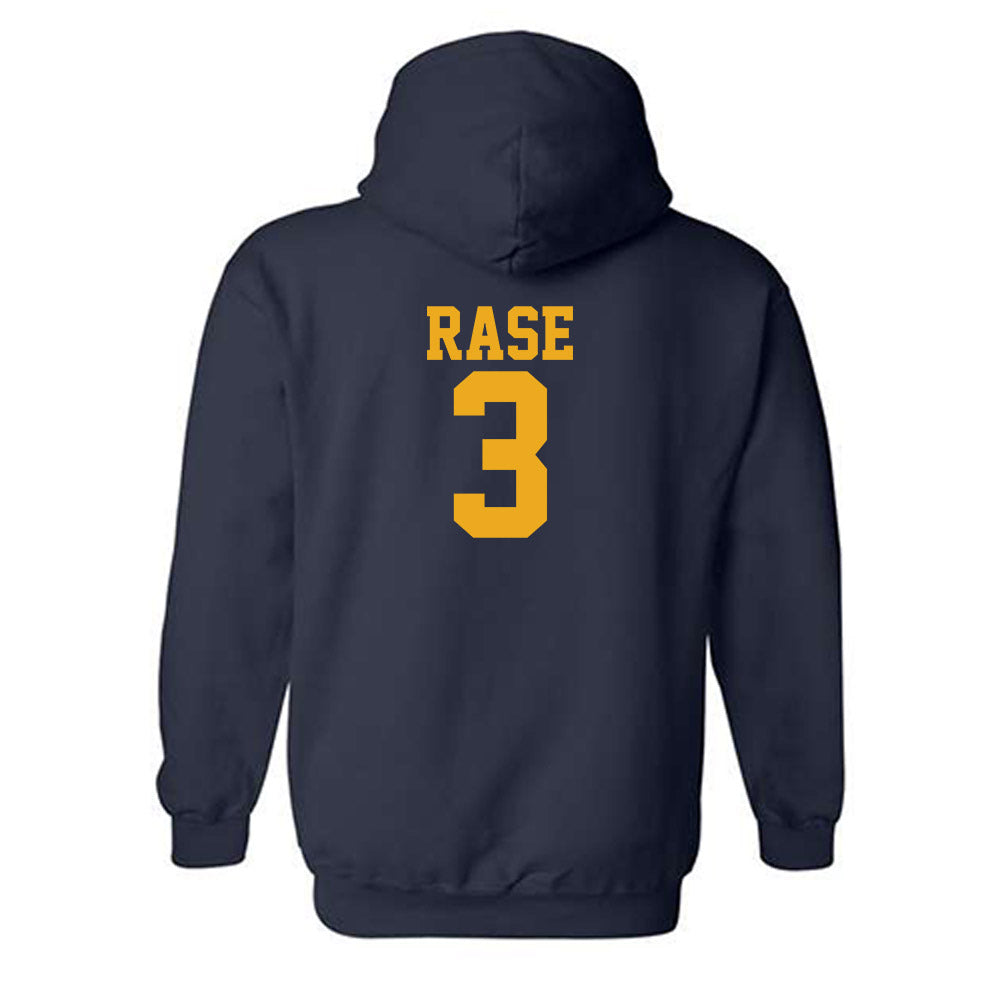 West Virginia - NCAA Women's Soccer : Jacey Rase - Fashion Shersey Hooded Sweatshirt-1