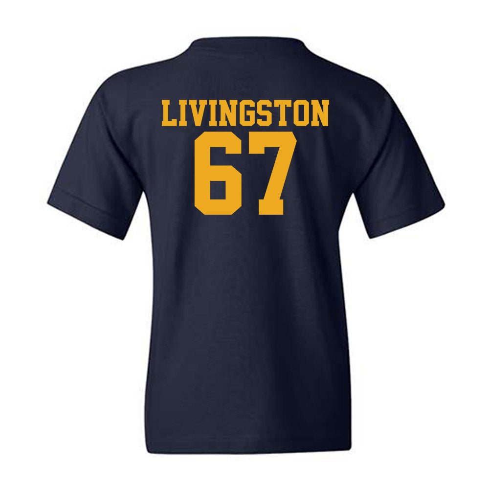 West Virginia - NCAA Football : Landen Livingston - Fashion Shersey Youth T-Shirt-1