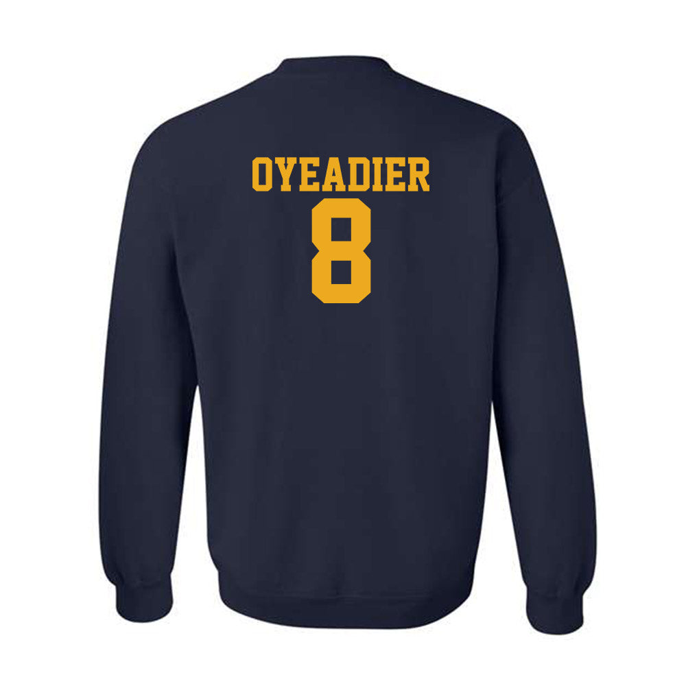 West Virginia - NCAA Men's Basketball : Abraham Oyeadier - Fashion Shersey Crewneck Sweatshirt-1