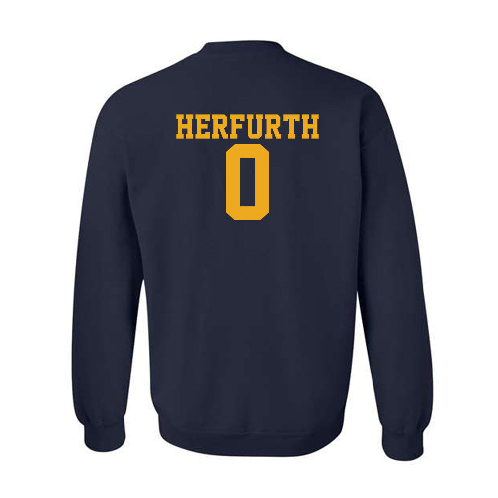 West Virginia - NCAA Women's Soccer : Bailey Herfurth - Fashion Shersey Crewneck Sweatshirt-1