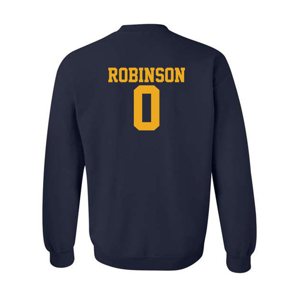 West Virginia - NCAA Football : Jimmori Robinson - Fashion Shersey Crewneck Sweatshirt-1