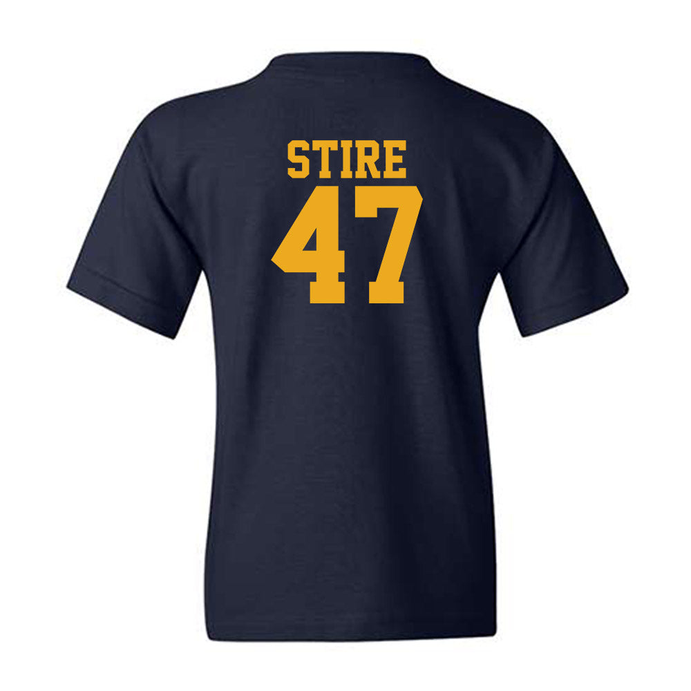 West Virginia - NCAA Football : Aidan Stire - Fashion Shersey Youth T-Shirt-1