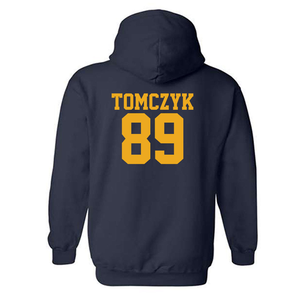 West Virginia - NCAA Football : Adam Tomczyk - Fashion Shersey Hooded Sweatshirt-1