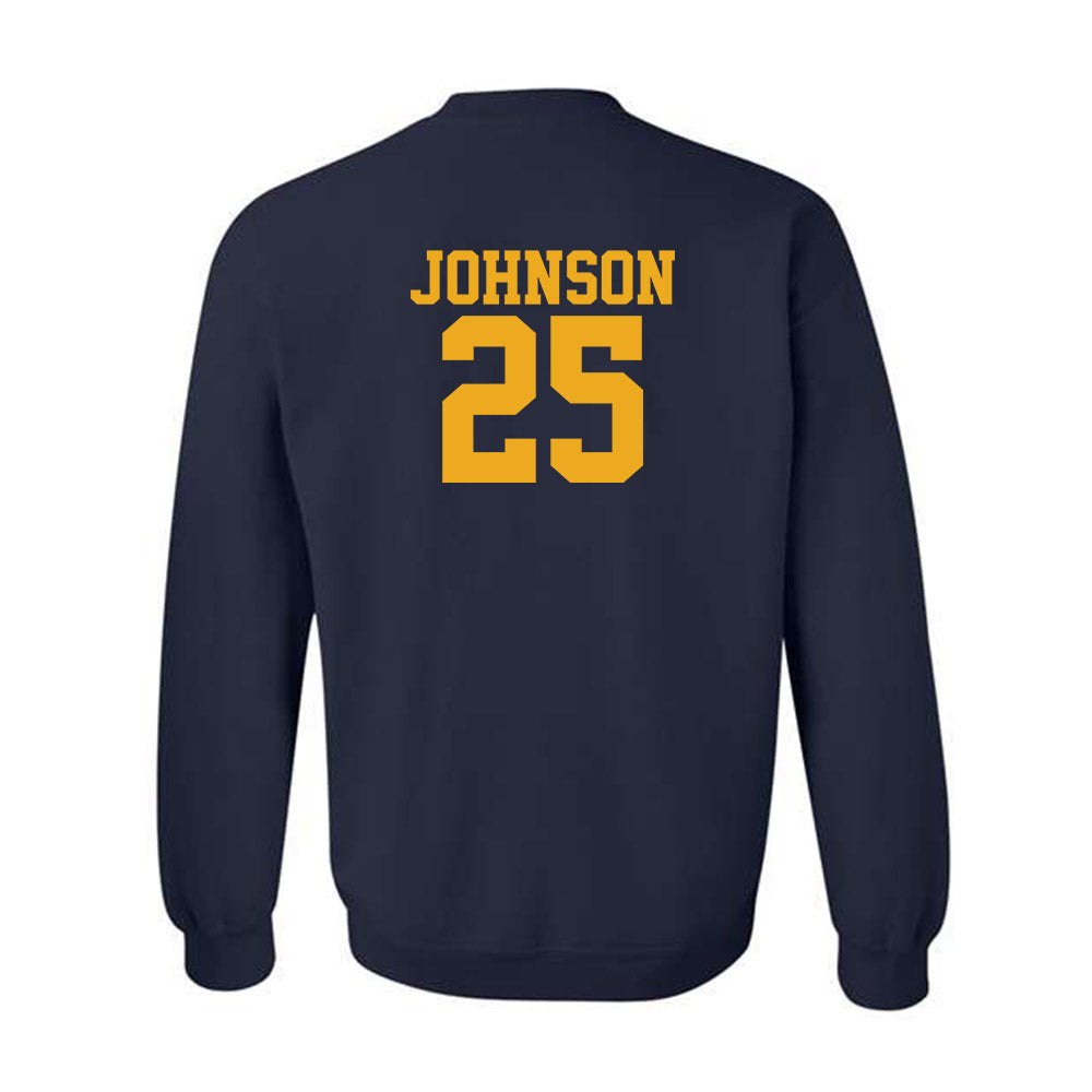 West Virginia - NCAA Women's Basketball : Loghan Johnson - Fashion Shersey Crewneck Sweatshirt-1