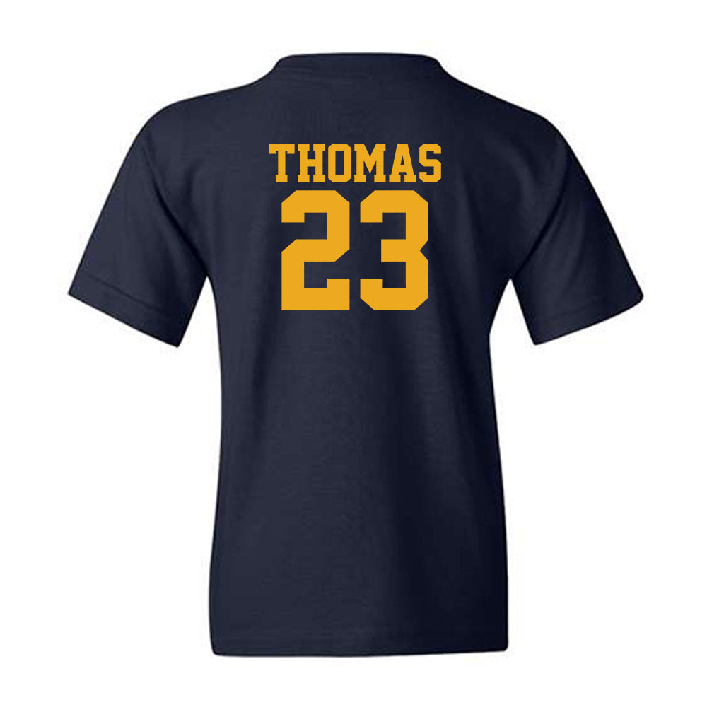 West Virginia - NCAA Women's Basketball : Jordan Thomas - Fashion Shersey Youth T-Shirt-1