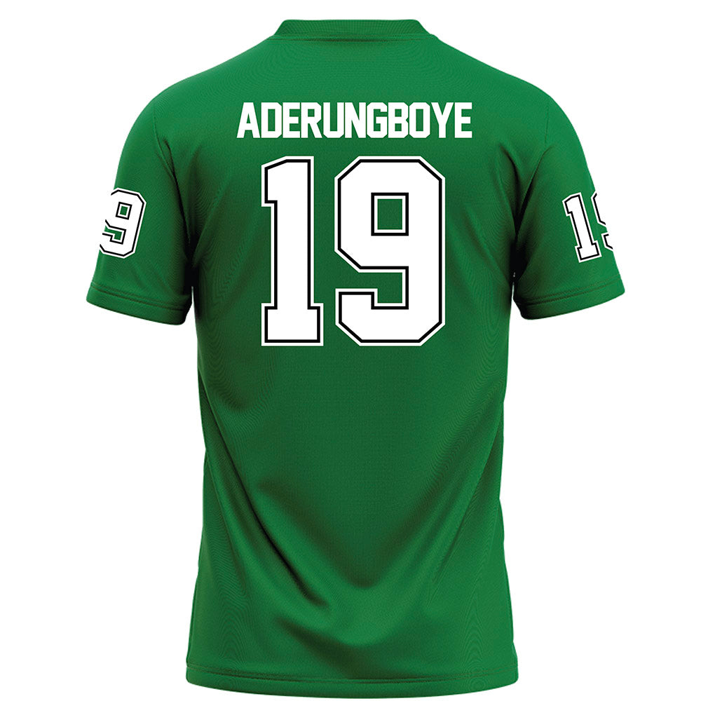 North Texas - NCAA Football : Victor Aderungboye - Green Football Jersey