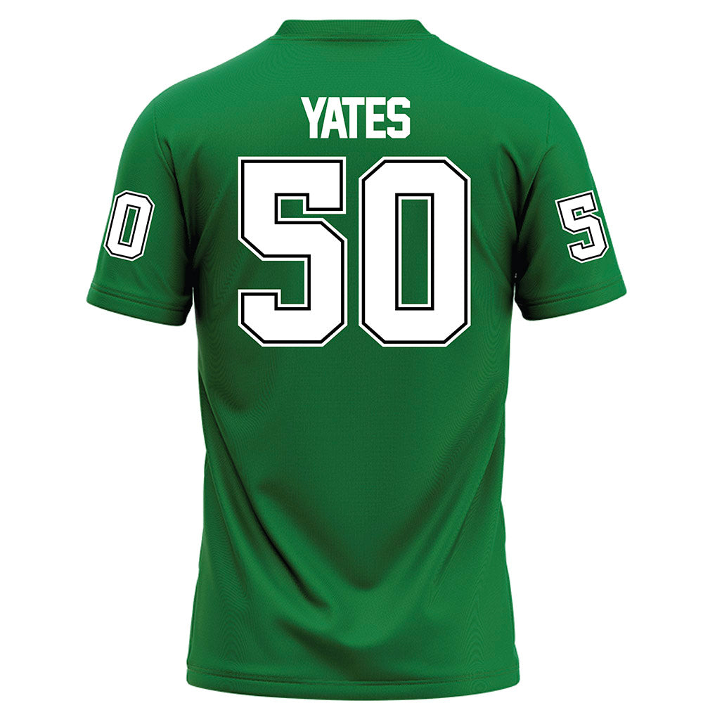 North Texas - NCAA Football : Caden Yates - Green Football Jersey