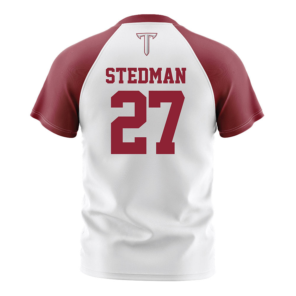 Troy - NCAA Women's Soccer : Elsa Stedman - White Soccer Jersey-1
