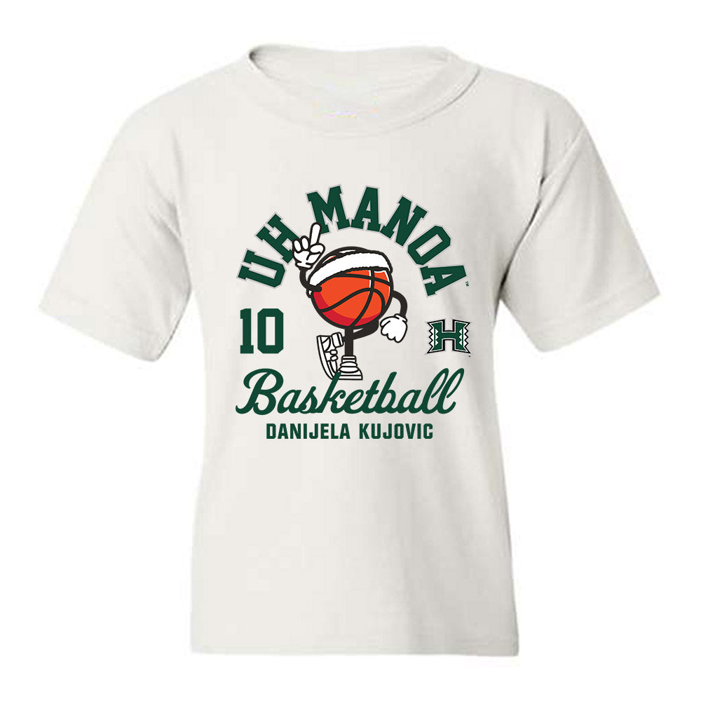Hawaii - NCAA Women's Basketball : Danijela Kujovic - Fashion Shersey Youth T-Shirt-0