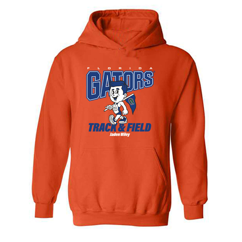 Florida - NCAA Men's Track & Field : Jaden Wiley - Fashion Shersey Hooded Sweatshirt