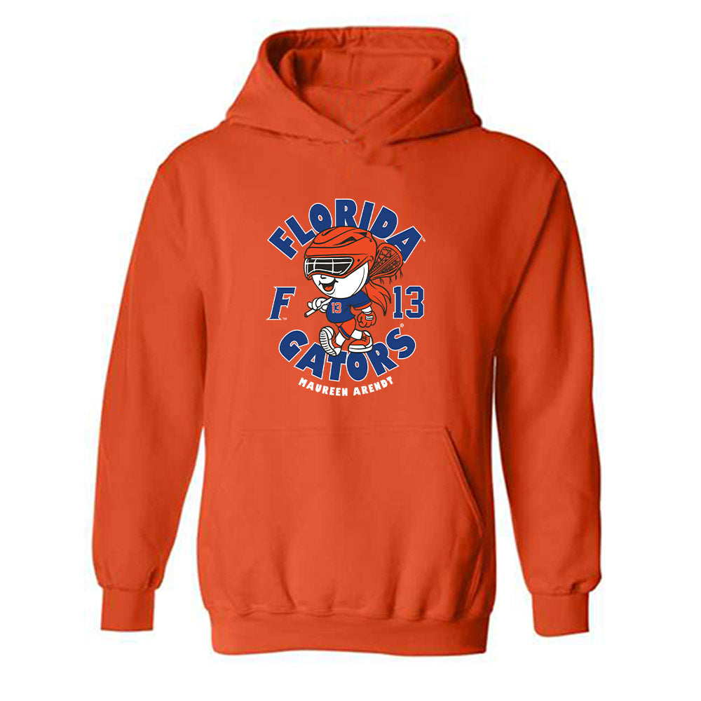 Florida - NCAA Women's Lacrosse : Maureen Arendt - Fashion Shersey Hooded Sweatshirt