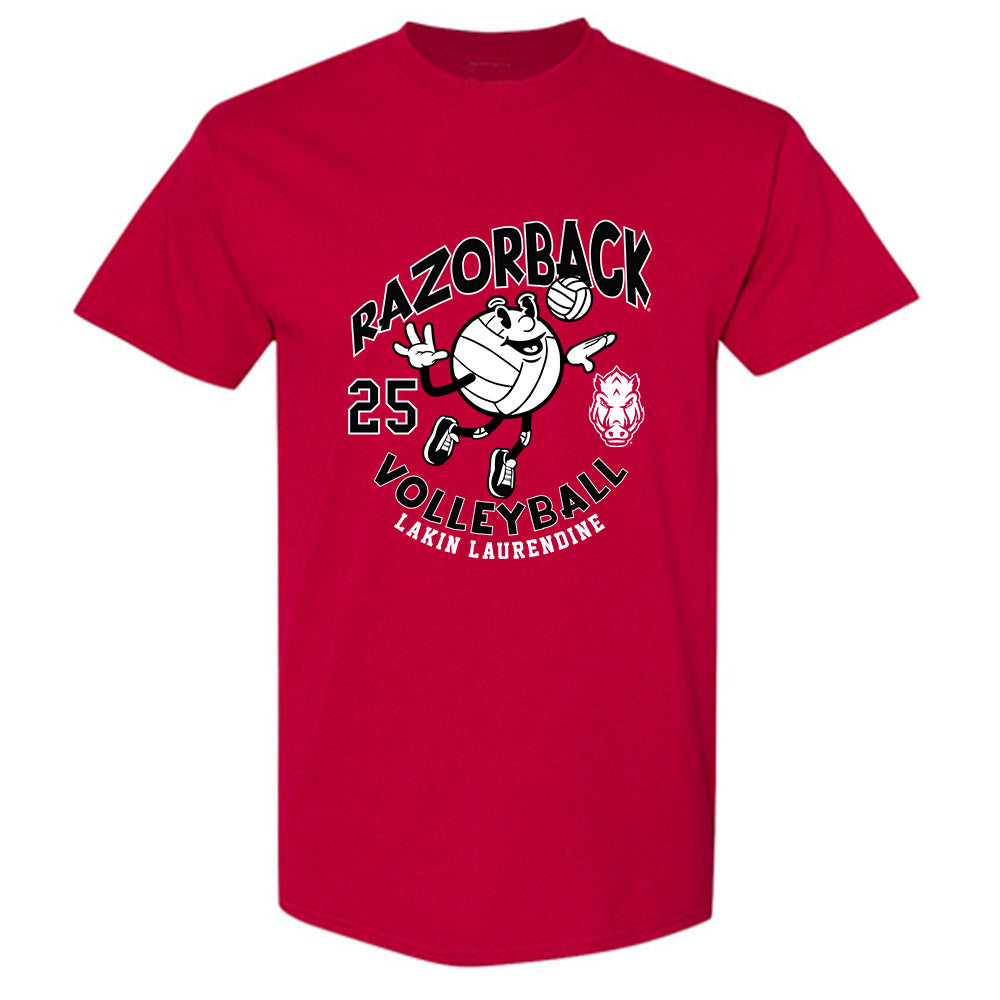 Arkansas - NCAA Women's Volleyball : Lakin Laurendine - Fashion Shersey T-Shirt-0