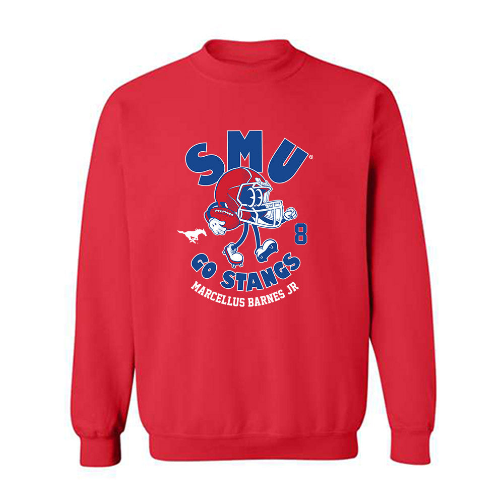 SMU - NCAA Football : Marcellus Barnes Jr - Crewneck Sweatshirt-0
