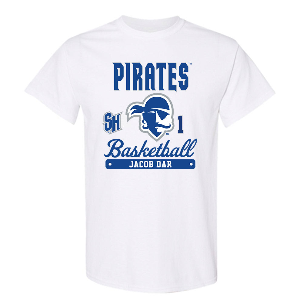 Seton Hall - NCAA Men's Basketball : Jacob Dar - Fashion Shersey T-Shirt-0