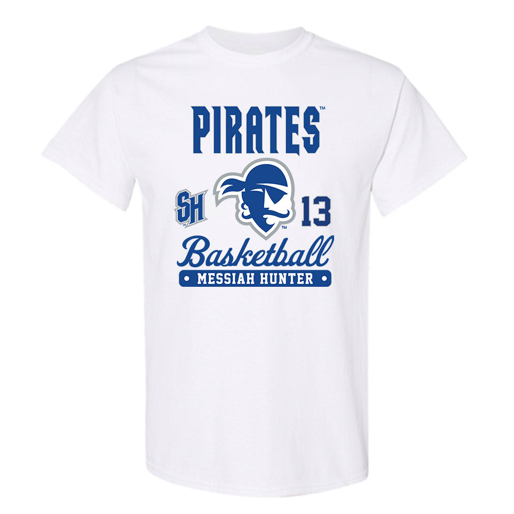 Seton Hall - NCAA Women's Basketball : Messiah Hunter - Fashion Shersey T-Shirt-0