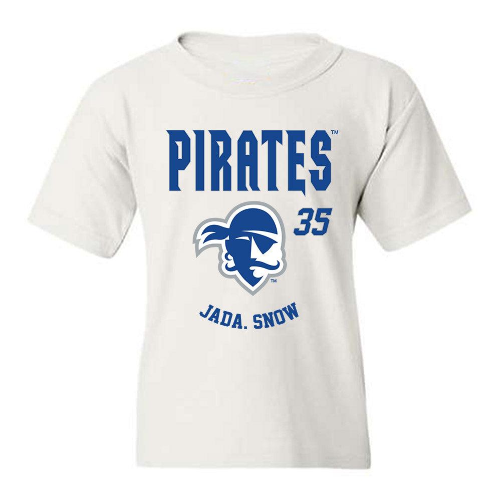 Seton Hall - NCAA Women's Basketball : Jada. Snow - Fashion Shersey Youth T-Shirt-0