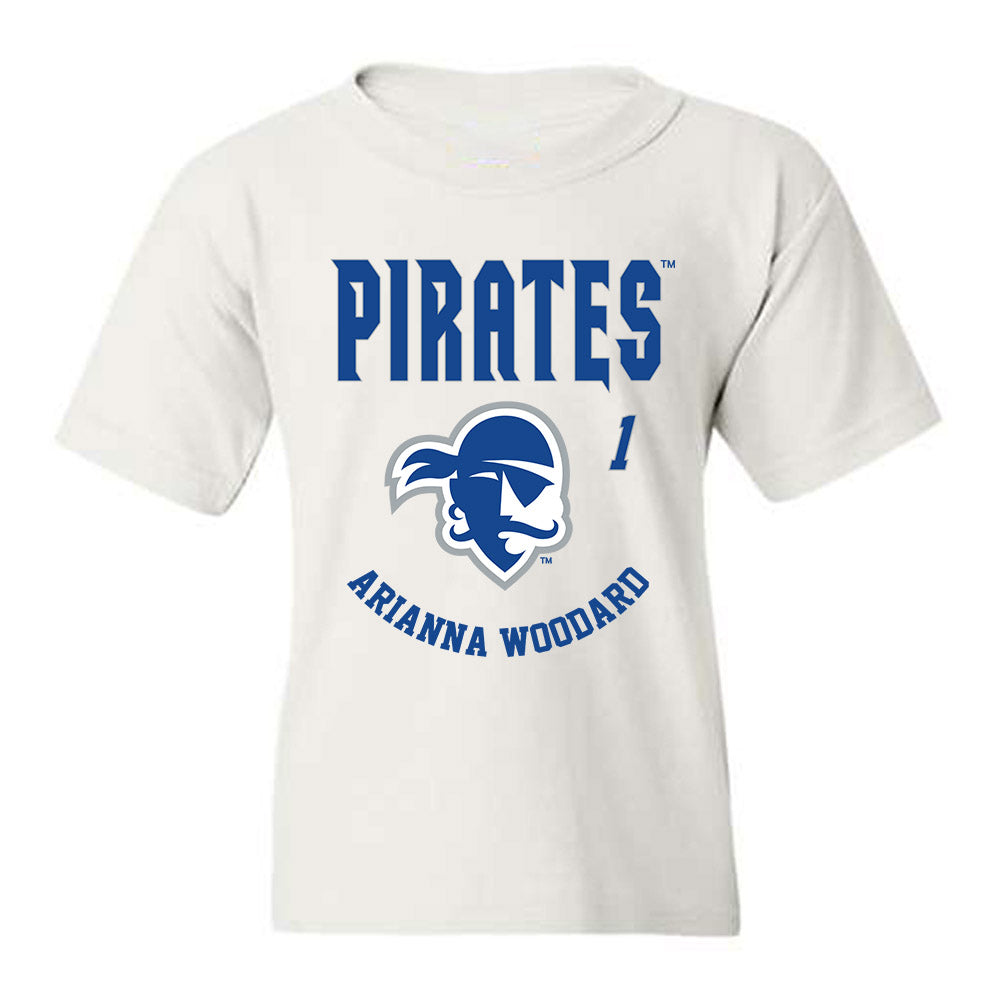 Seton Hall - NCAA Women's Basketball : Arianna Woodard - Fashion Shersey Youth T-Shirt-0
