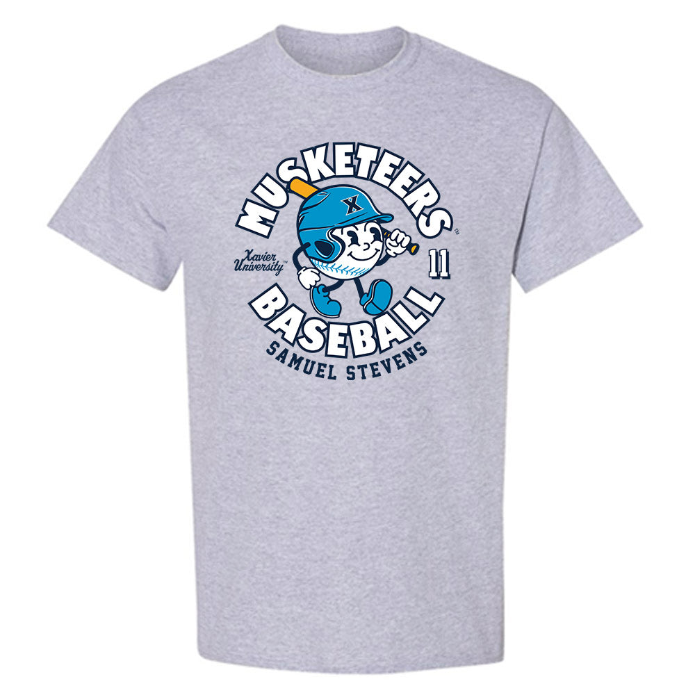 Xavier - NCAA Baseball : Samuel Stevens - Fashion Shersey T-Shirt-0