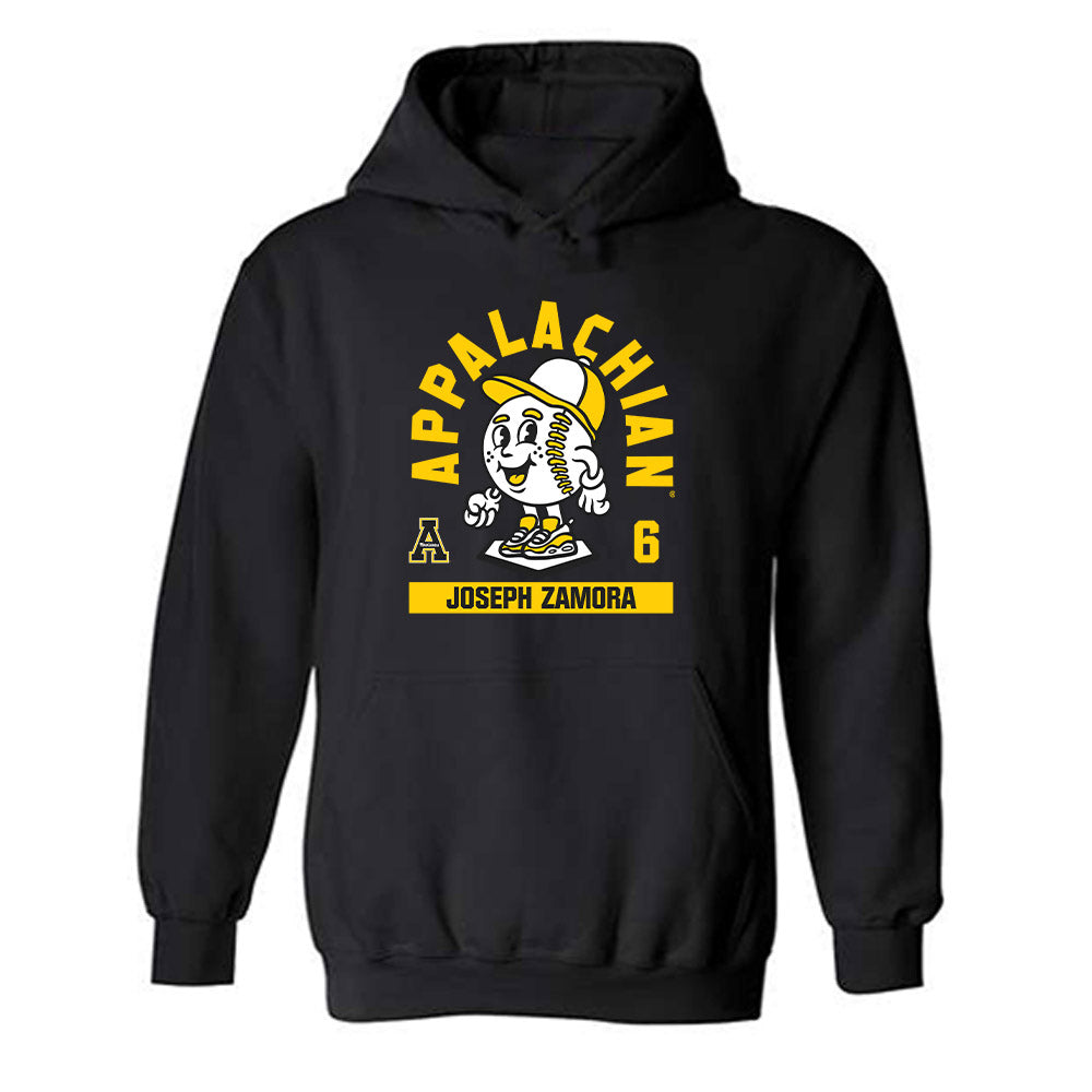 App State - NCAA Baseball : Joseph Zamora - Fashion Shersey Hooded Sweatshirt-0