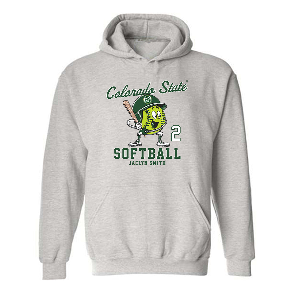Colorado State - NCAA Softball : Jaclyn Smith - Hooded Sweatshirt-0