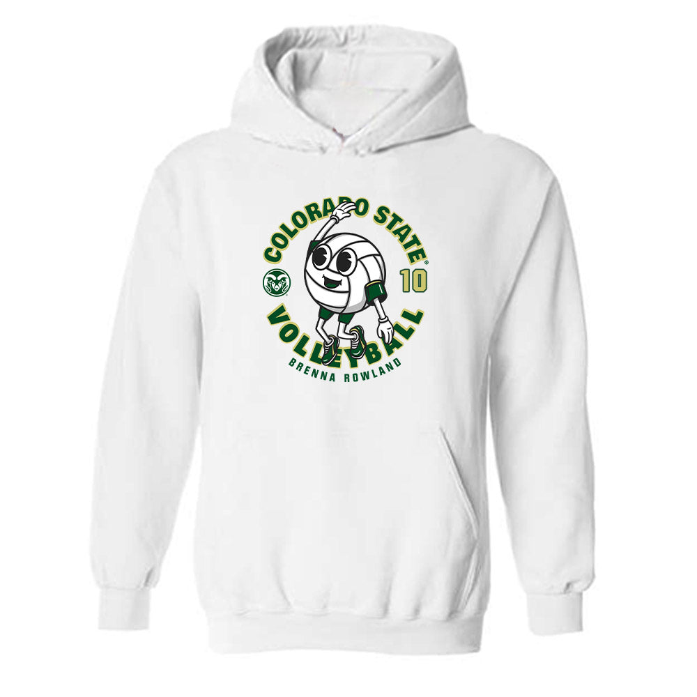 Colorado State - NCAA Women's Volleyball : Brenna Rowland - Hooded Sweatshirt-0