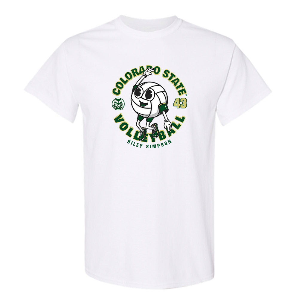 Colorado State - NCAA Women's Volleyball : Riley Simpson - T-Shirt-0