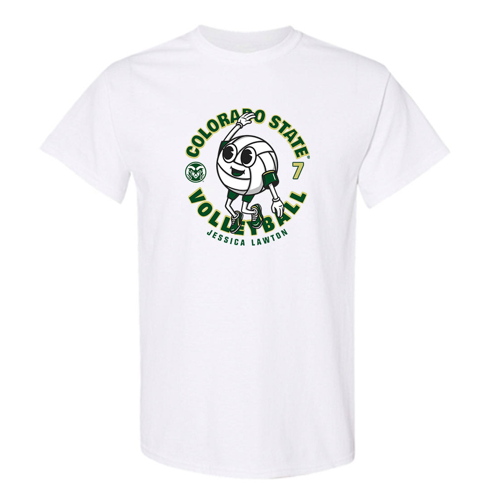 Colorado State - NCAA Women's Volleyball : Jessica Lawton - T-Shirt