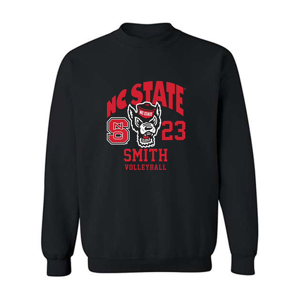 NC State - NCAA Women's Volleyball : Jordan Smith - Fashion Shersey Crewneck Sweatshirt-0