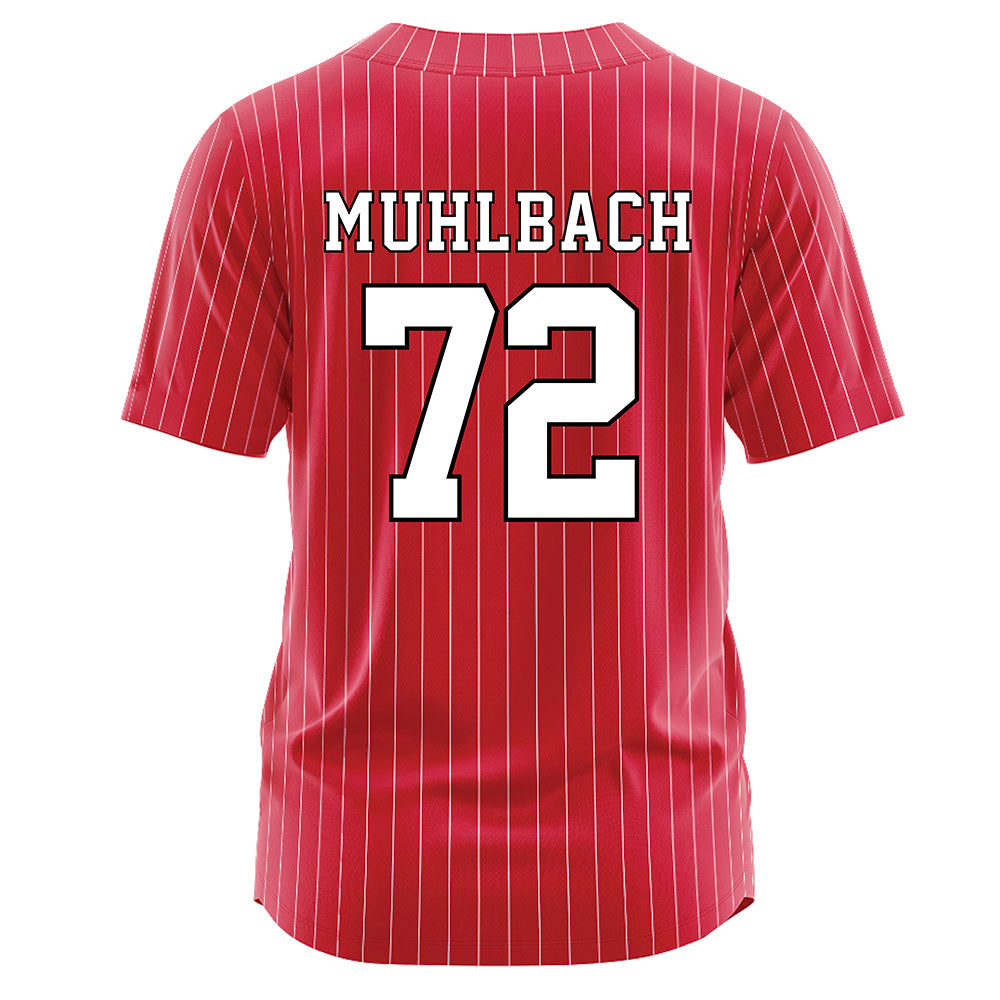 Nebraska - NCAA Softball : Carlie Muhlbach - Scarlet Jersey-1