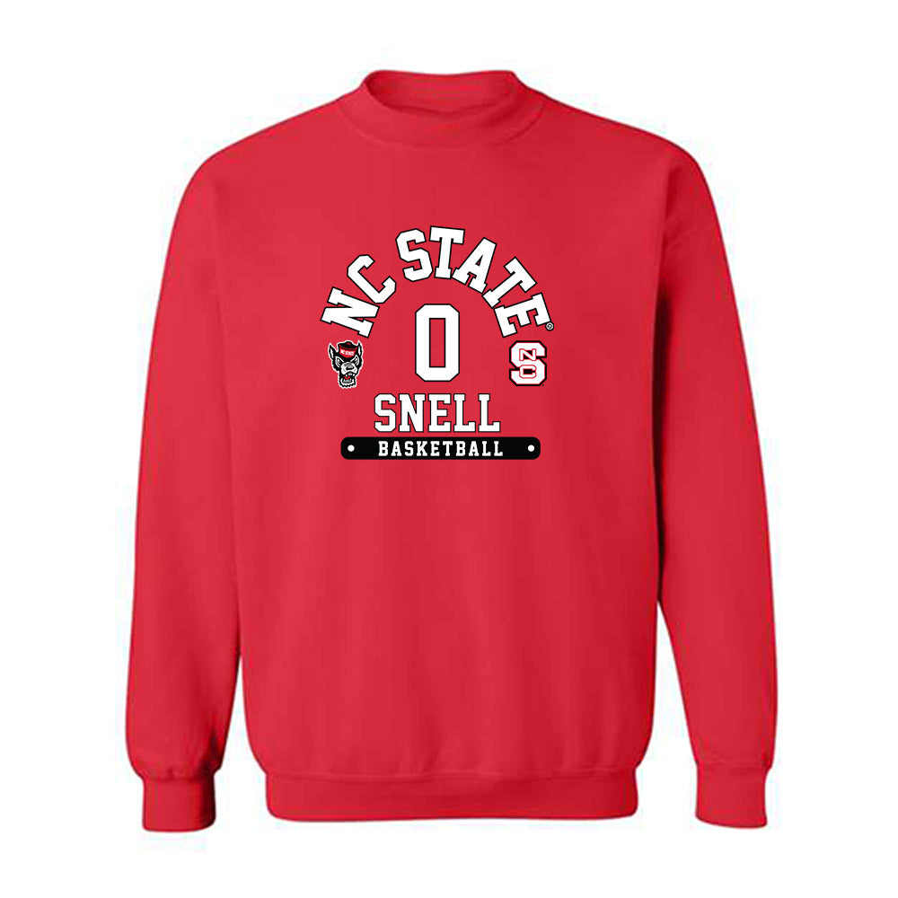 NC State - NCAA Men's Basketball : Jordan Snell - Fashion Shersey Crewneck Sweatshirt-0