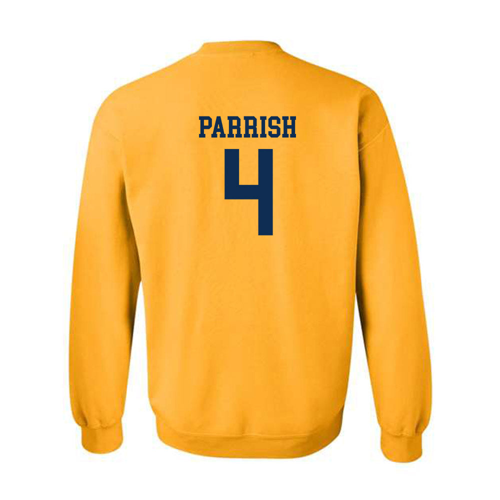 West Virginia - NCAA Women's Basketball : Madison Parrish - Fashion Shersey Crewneck Sweatshirt-1