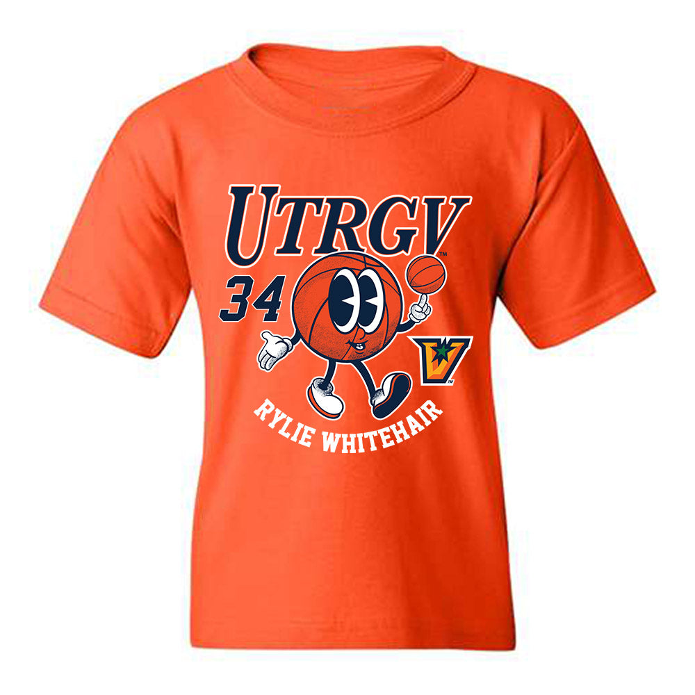 UTRGV - NCAA Women's Basketball : Rylie Whitehair - Fashion Shersey Youth T-Shirt-0