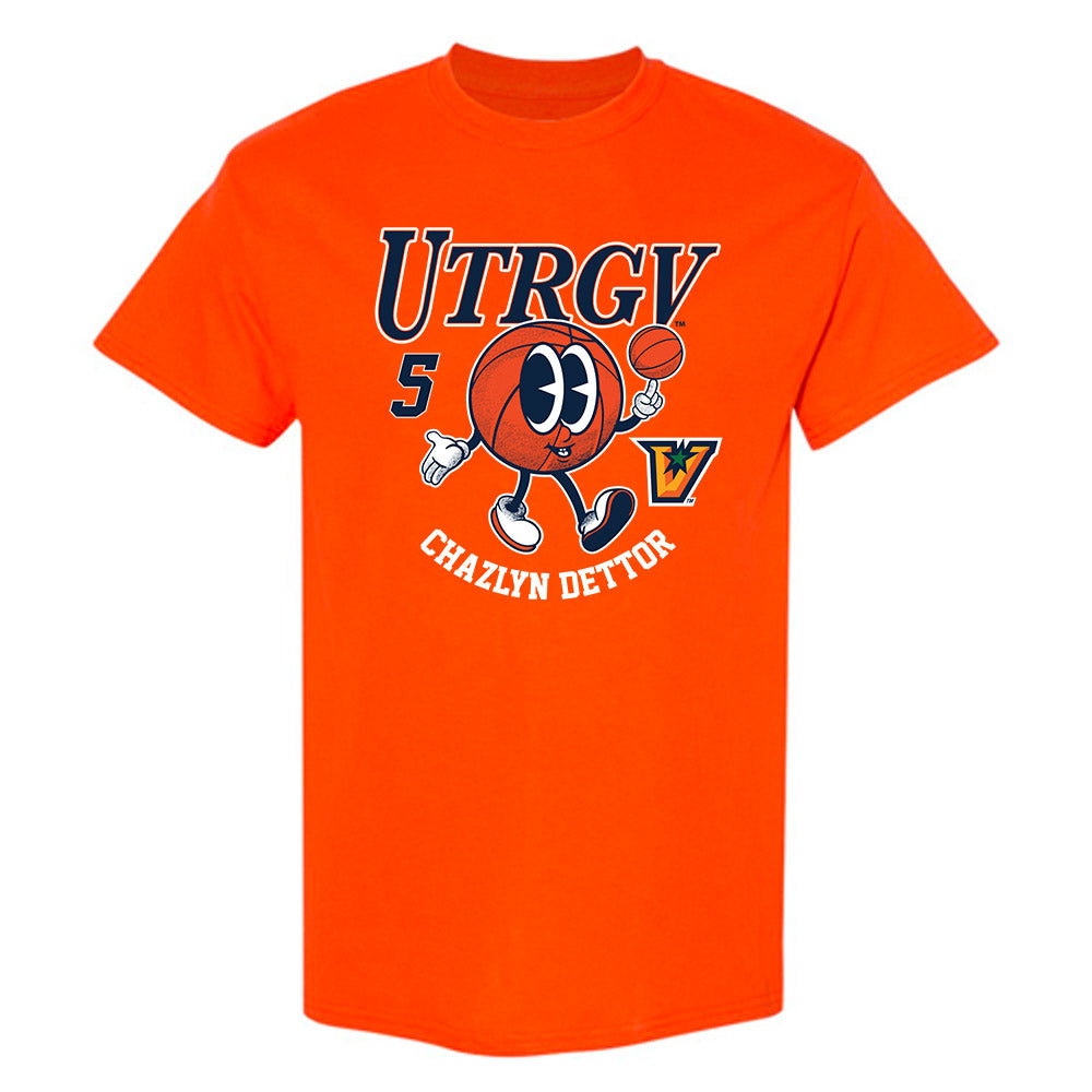 UTRGV - NCAA Women's Basketball : Chazlyn Dettor - Fashion Shersey T-Shirt-0