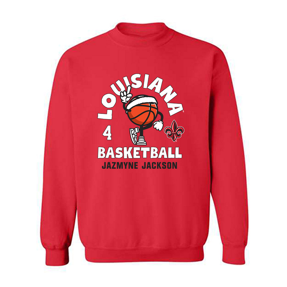 Louisiana - NCAA Women's Basketball : Jazmyne Jackson - Fashion Shersey Crewneck Sweatshirt-0