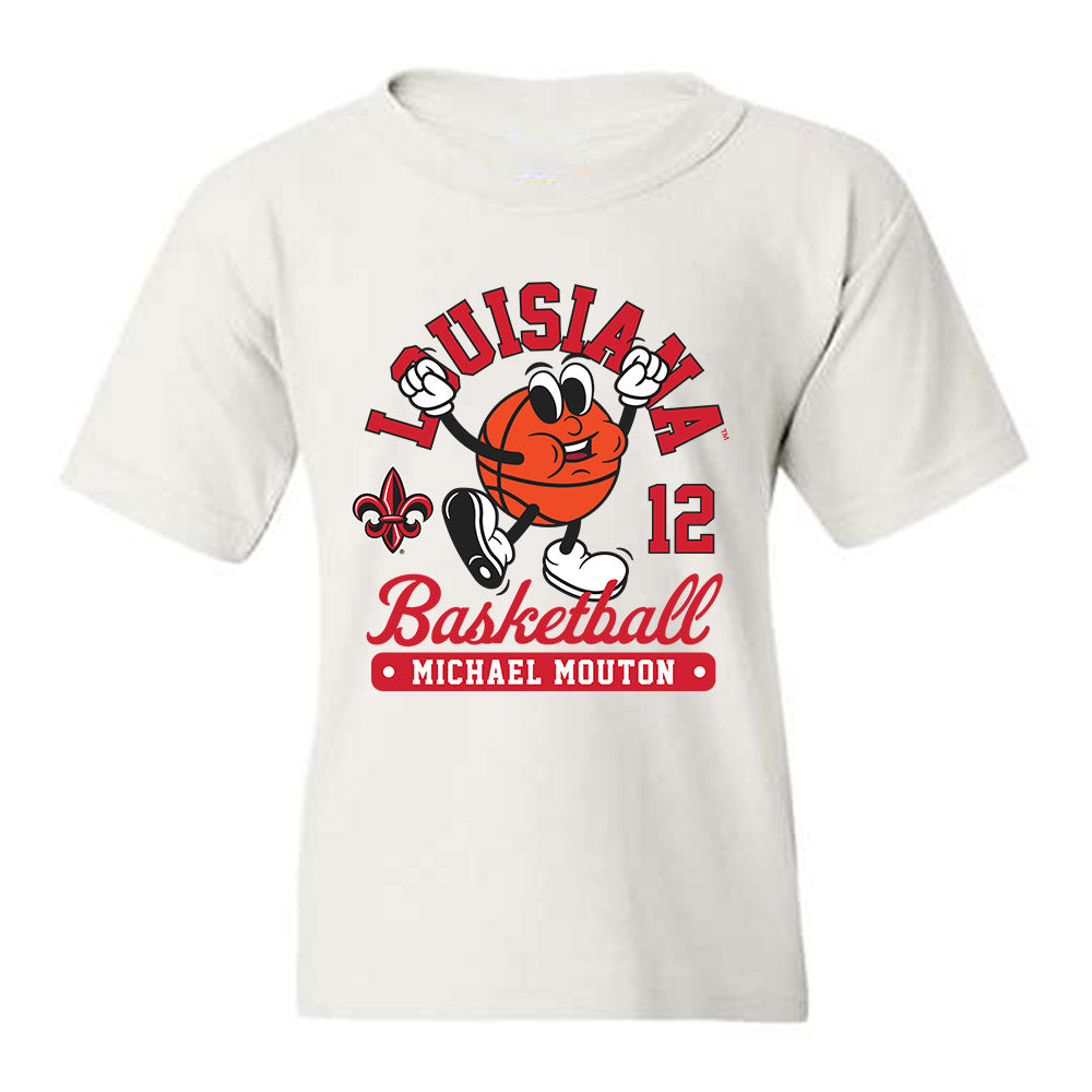 Louisiana - NCAA Men's Basketball : Michael Mouton - Fashion Shersey Youth T-Shirt-0