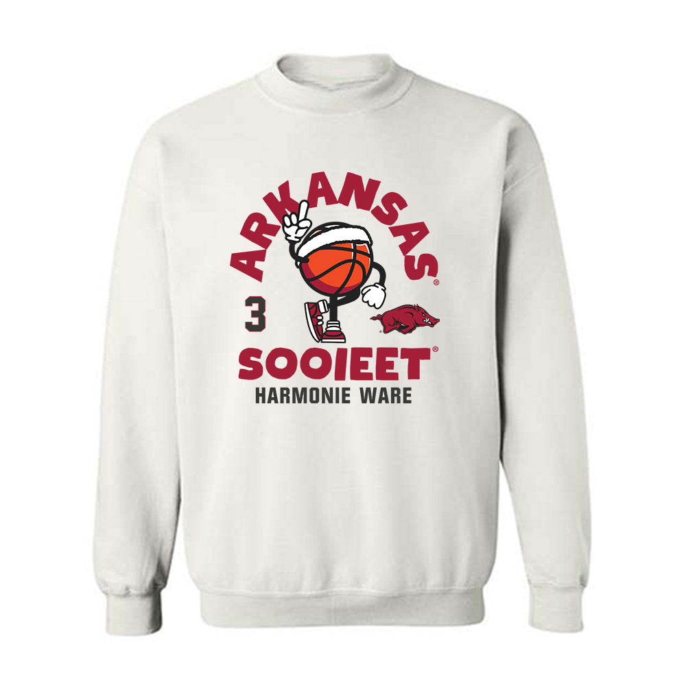 Arkansas - NCAA Women's Basketball : Harmonie Ware - Fashion Shersey Crewneck Sweatshirt-0