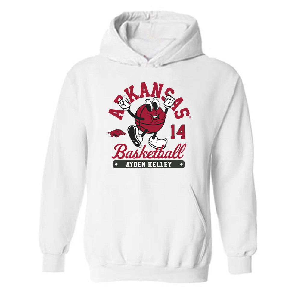 Arkansas - NCAA Men's Basketball : Ayden Kelley - Fashion Shersey Hooded Sweatshirt