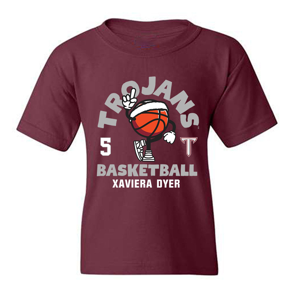 Troy - NCAA Women's Basketball : Xaviera Dyer - Fashion Shersey Youth T-Shirt-0