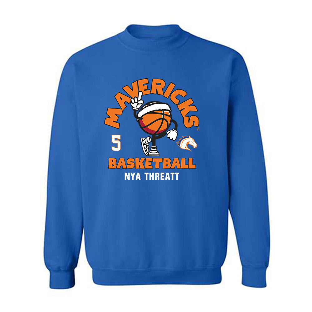 Texas Arlington - NCAA Women's Basketball : nya threatt - Fashion Shersey Crewneck Sweatshirt-0