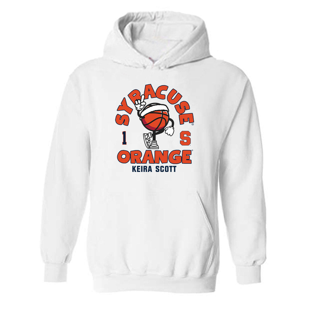 Syracuse - NCAA Women's Basketball : Keira Scott - Fashion Shersey Hooded Sweatshirt