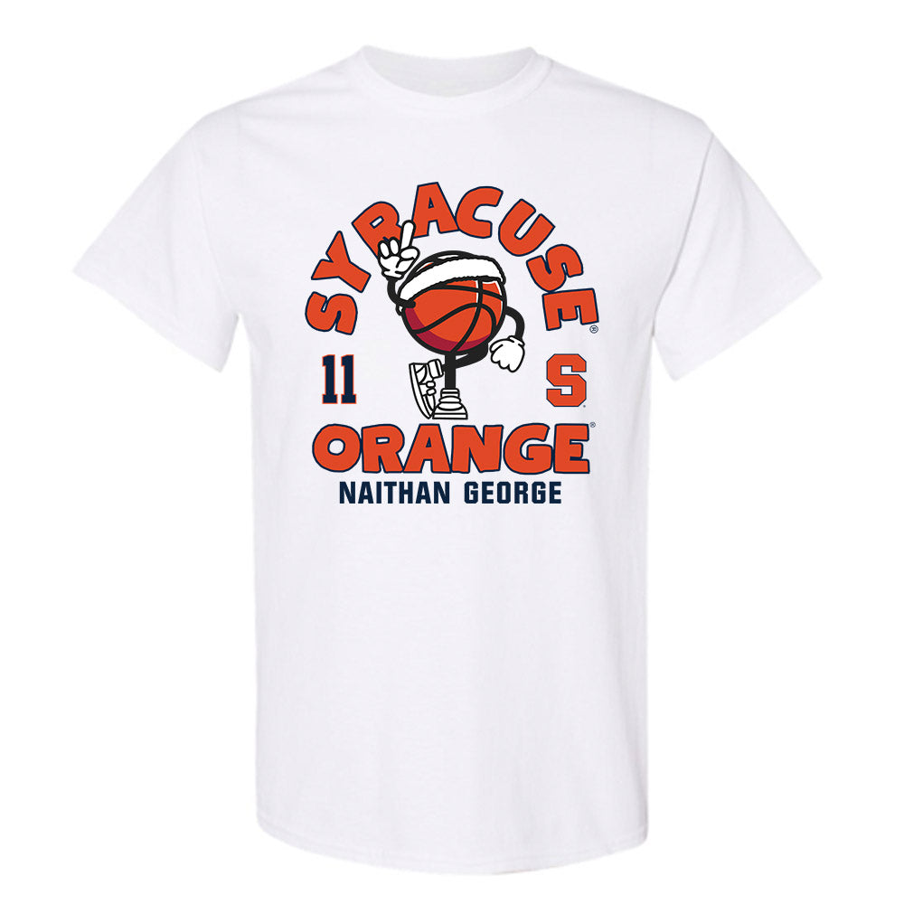 Syracuse - NCAA Men's Basketball : Naithan George - Fashion Shersey T-Shirt-0