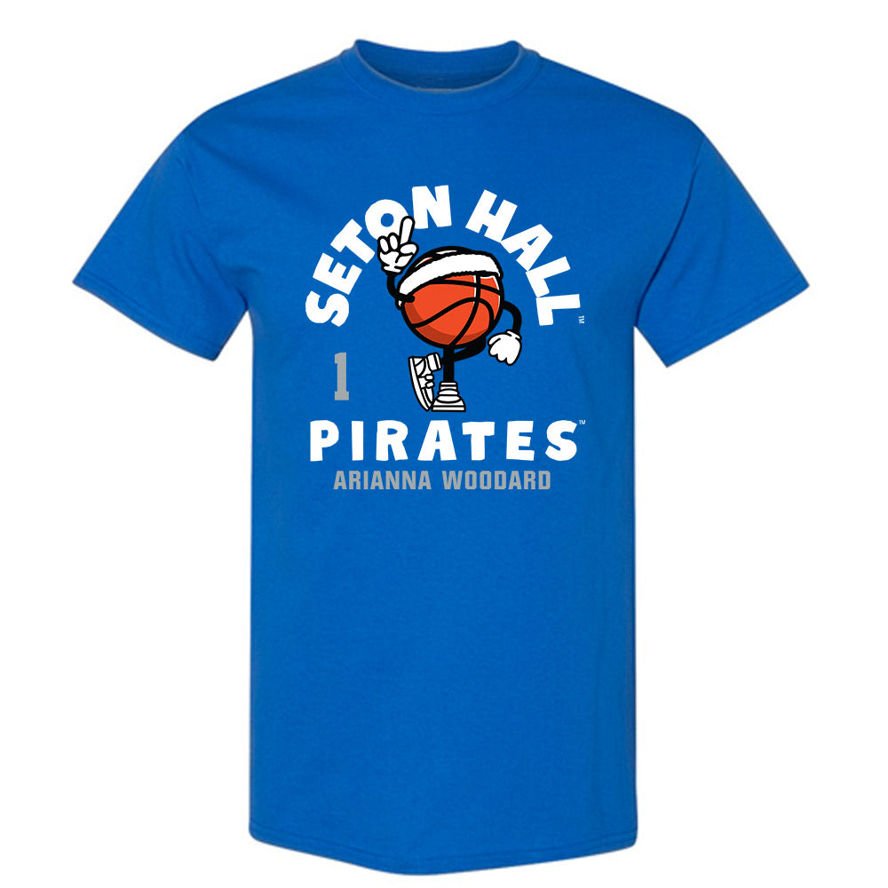 Seton Hall - NCAA Women's Basketball : Arianna Woodard - Fashion Shersey T-Shirt-0