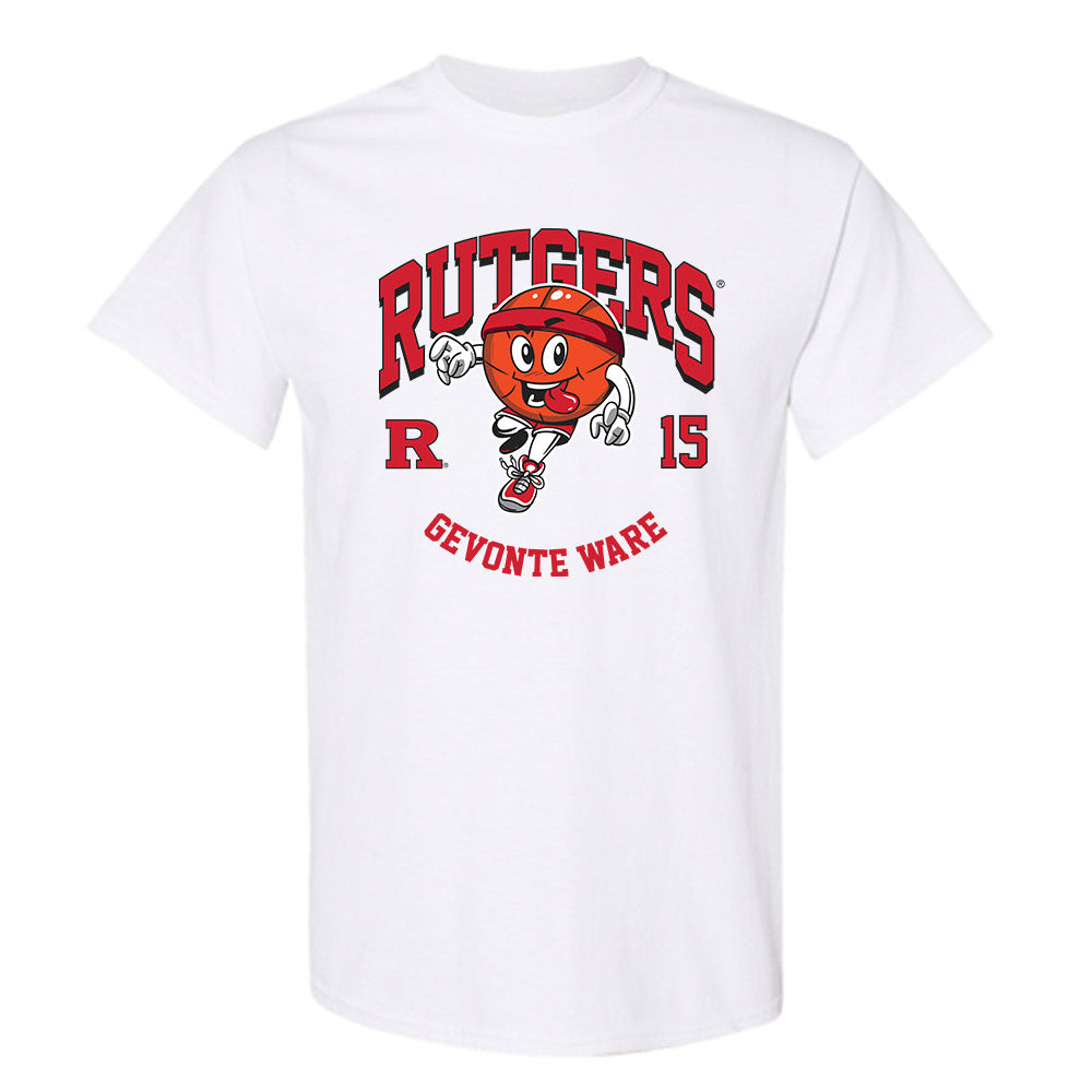 Rutgers - NCAA Men's Basketball : Gevonte Ware - Fashion Shersey T-Shirt-0