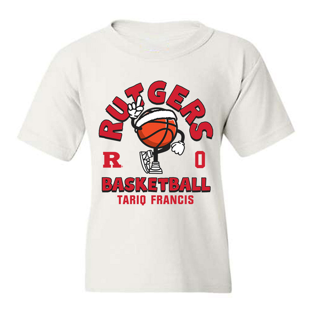 Rutgers - NCAA Men's Basketball : Tariq Francis - Youth T-Shirt-0