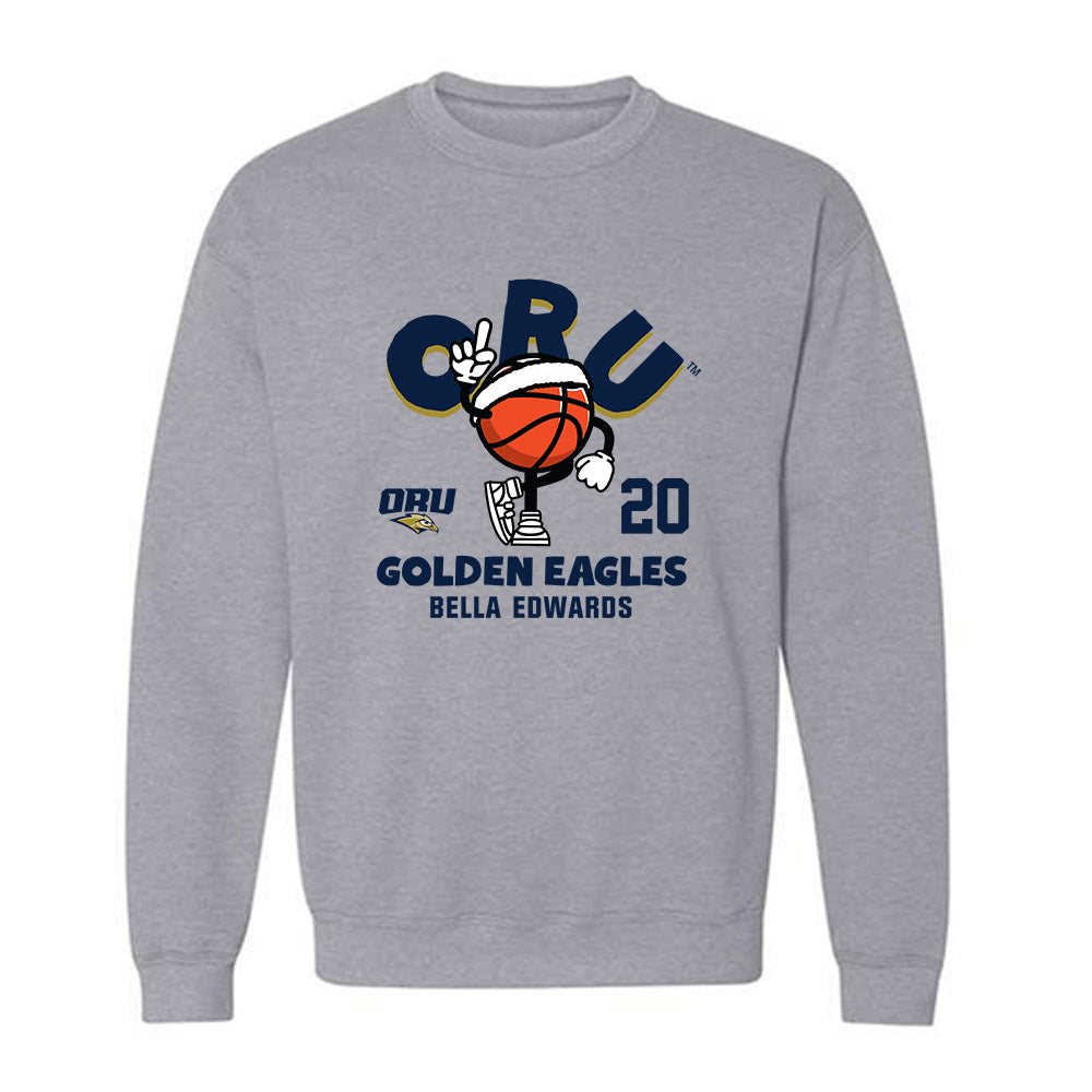 Oral Roberts - NCAA Women's Basketball : Bella Edwards - Fashion Shersey Crewneck Sweatshirt-0