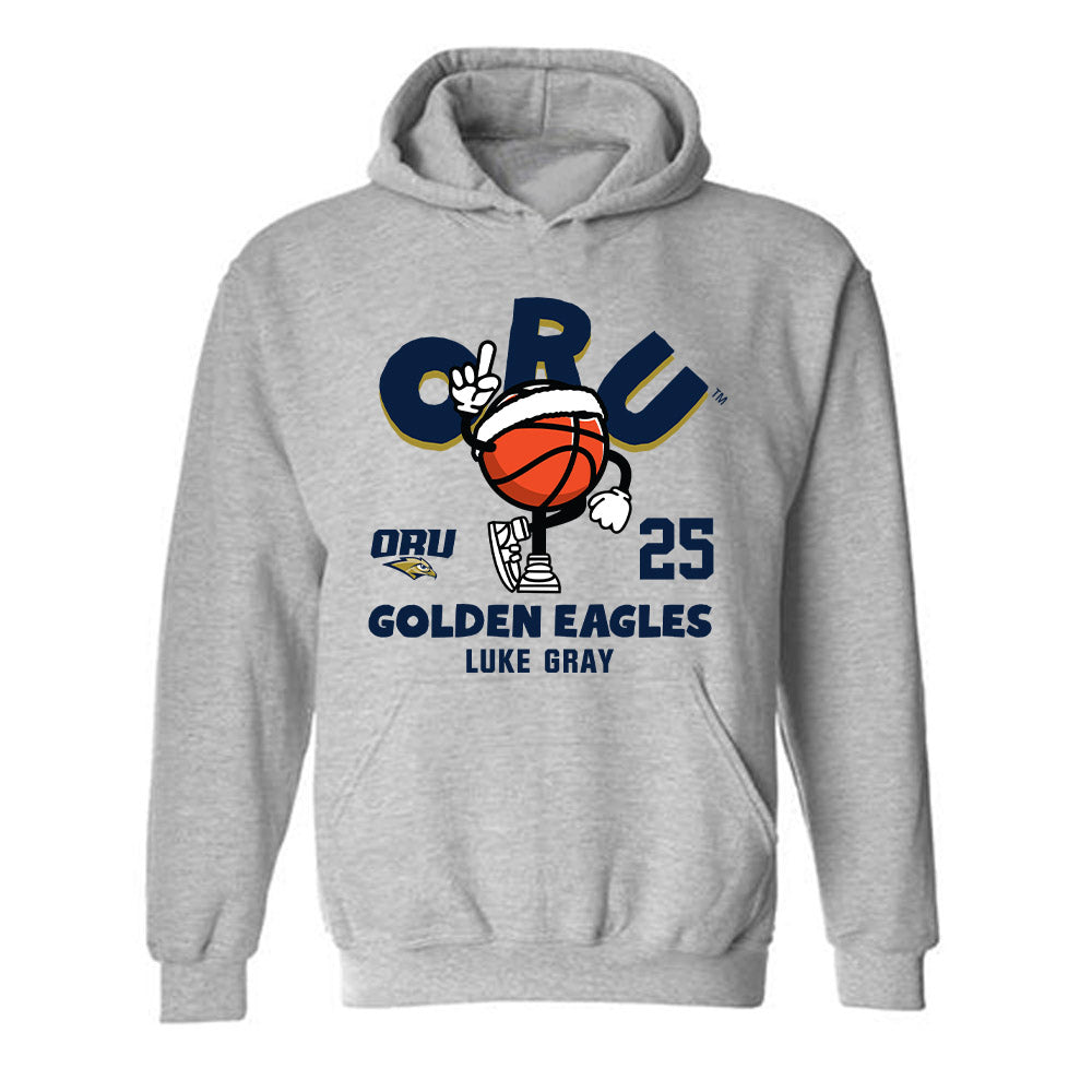 Oral Roberts - NCAA Men's Basketball : Luke Gray - Fashion Shersey Hooded Sweatshirt