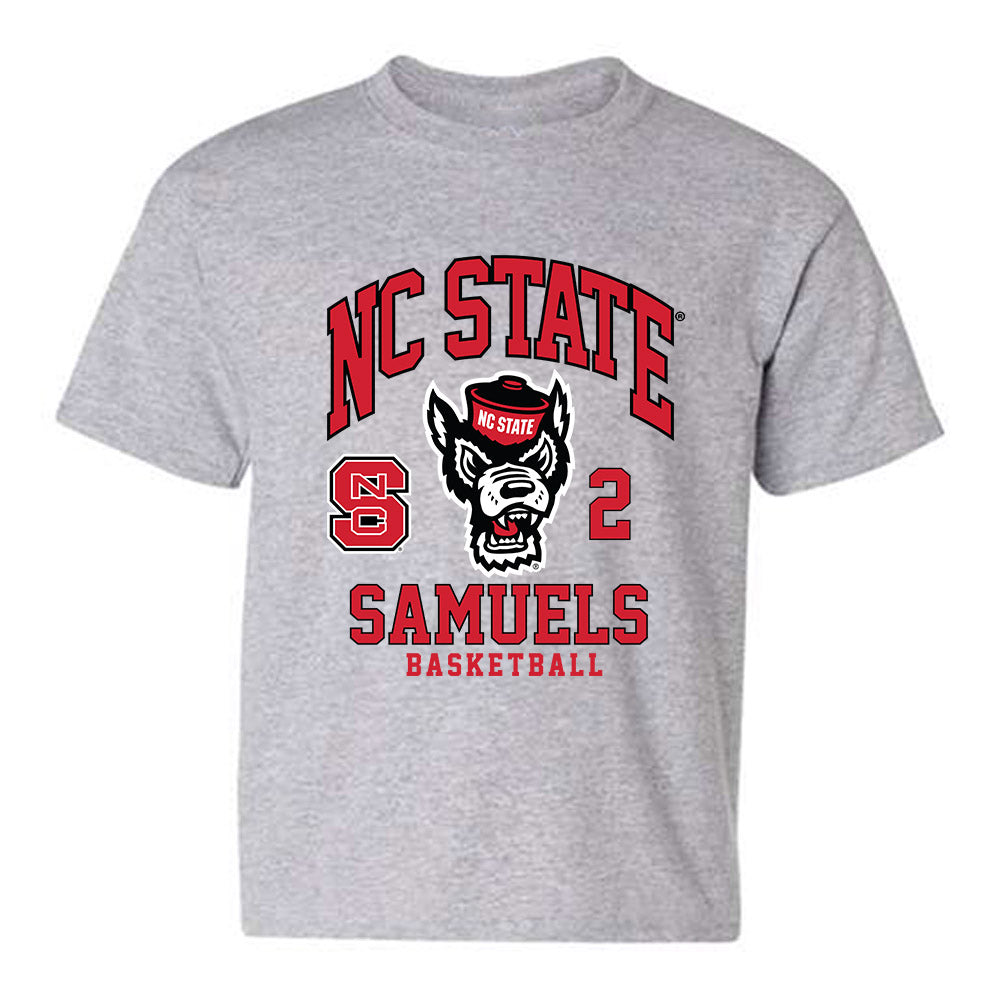 NC State - NCAA Women's Basketball : Qadence Samuels - Fashion Shersey Youth T-Shirt-0